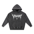 Vinamy Snow Wash Fleece Oversize Hoodie