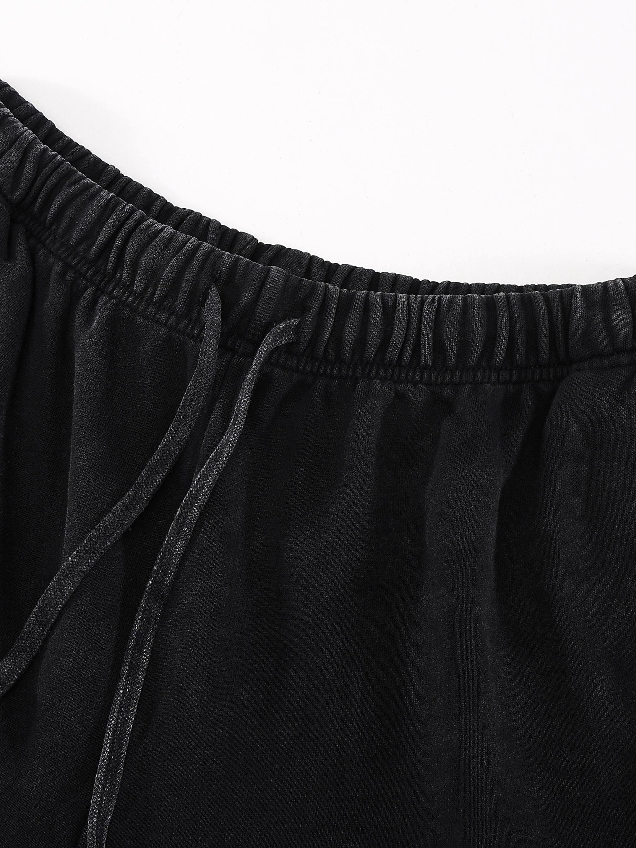 Hate Me Too Snow Washed Raw Hem Shorts