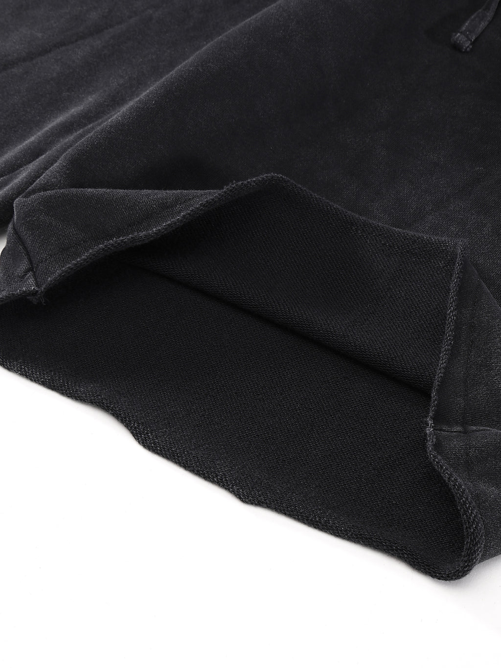 Hate Me Too Snow Washed Raw Hem Shorts