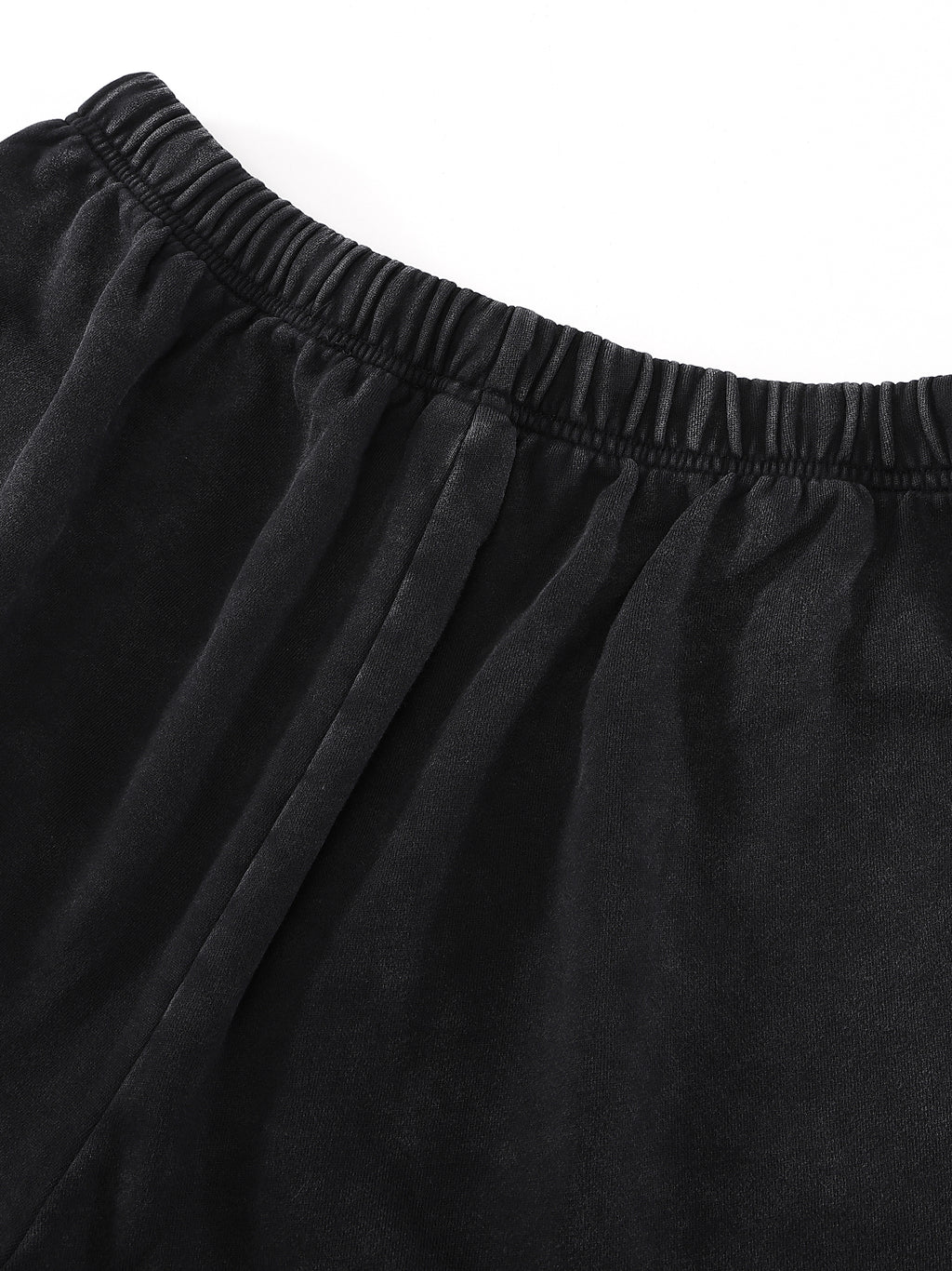 Hate Me Too Snow Washed Raw Hem Shorts