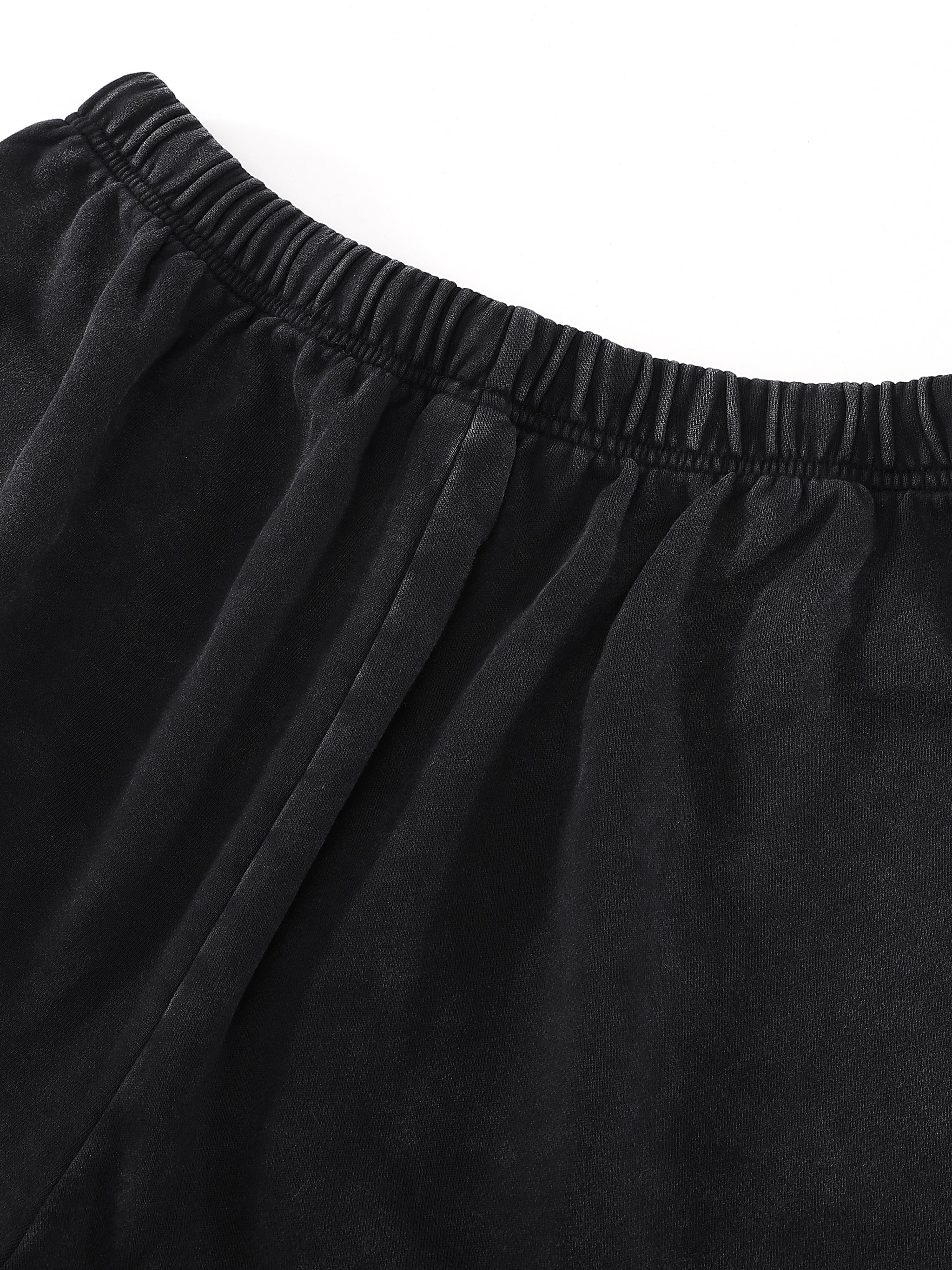 Hate Me Too Snow Washed Raw Hem Shorts