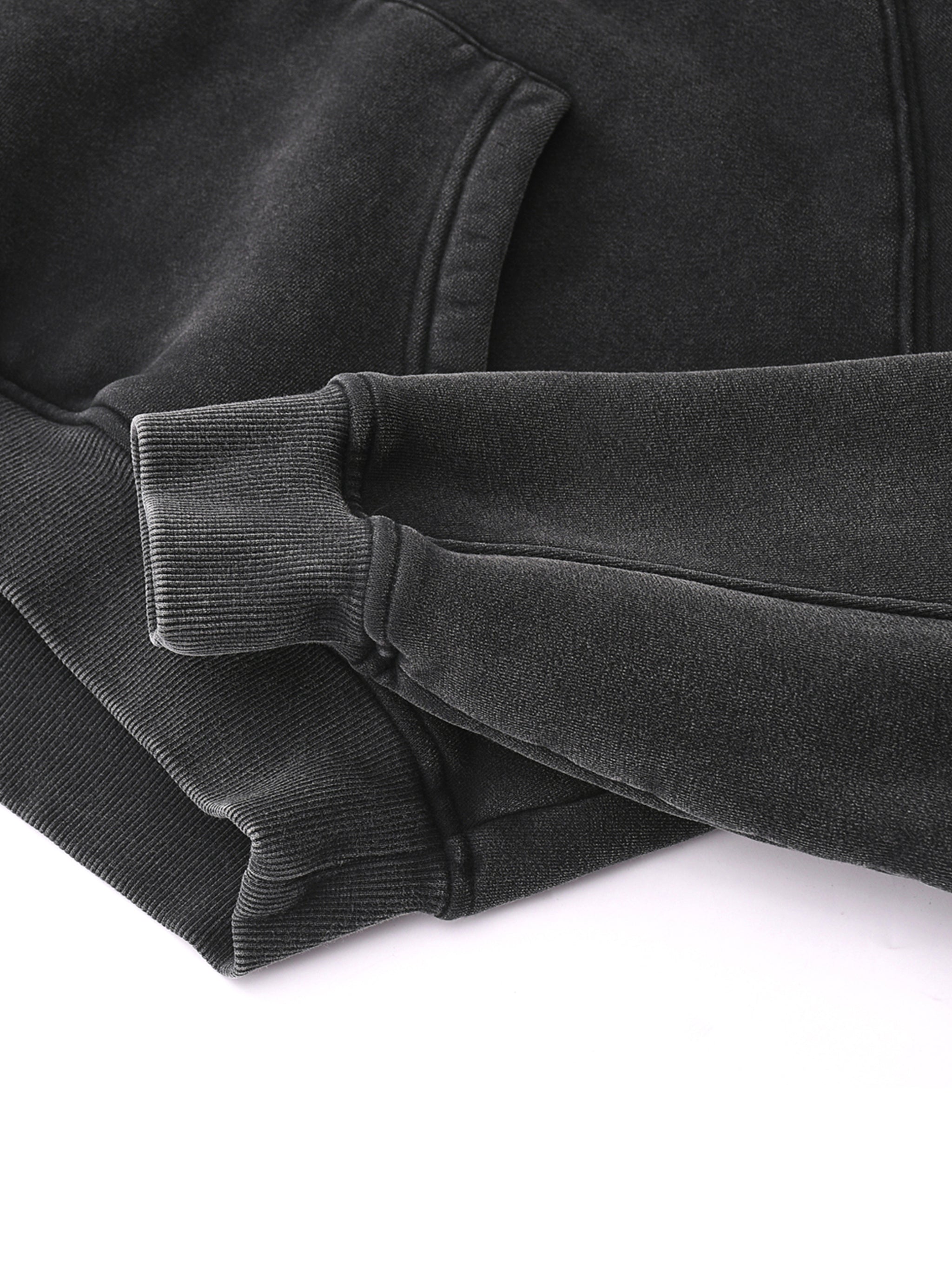 Hate Me Too Snow Washed Cropped Hoodie