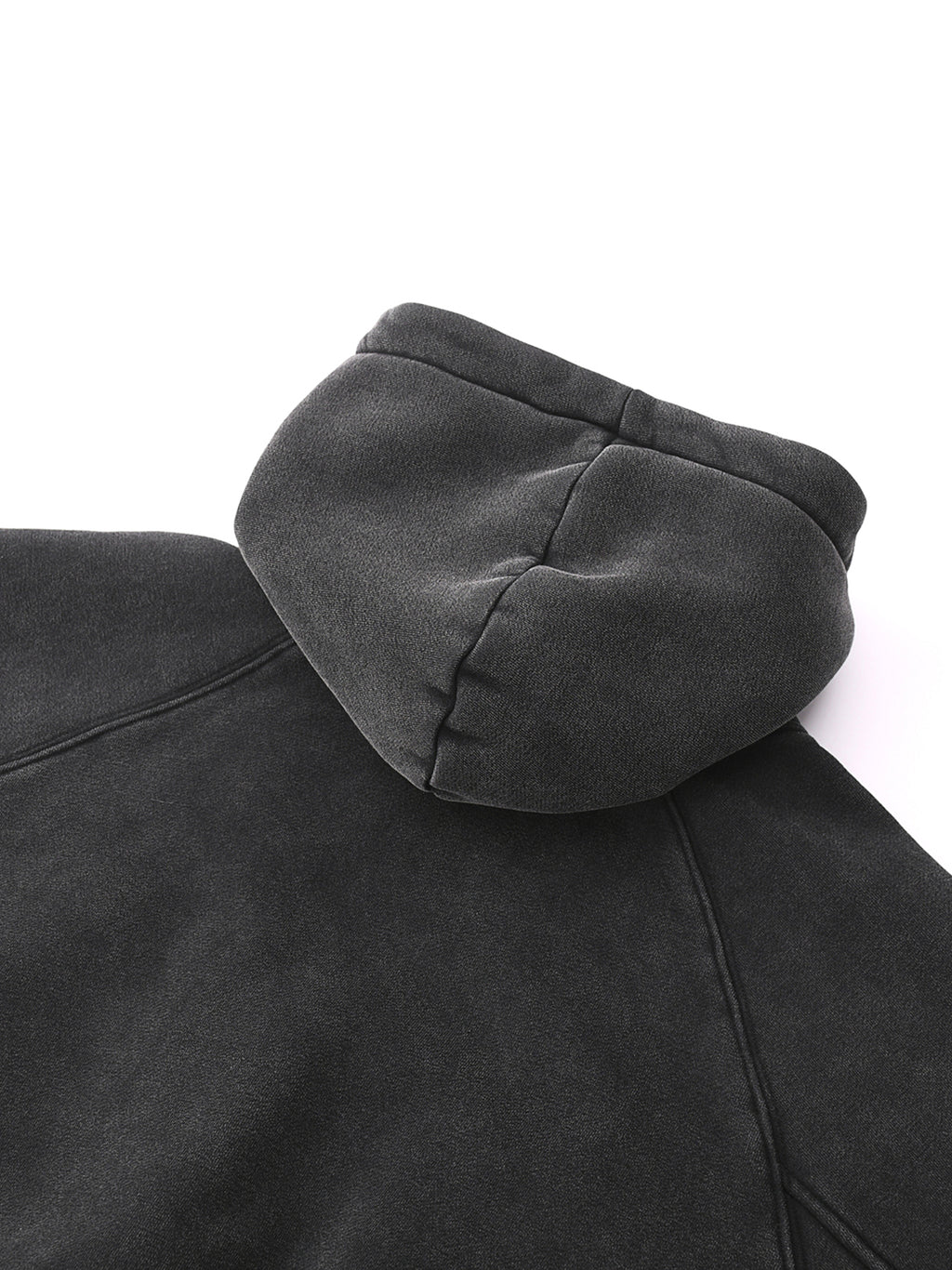 Hate Me Too Snow Washed Cropped Hoodie