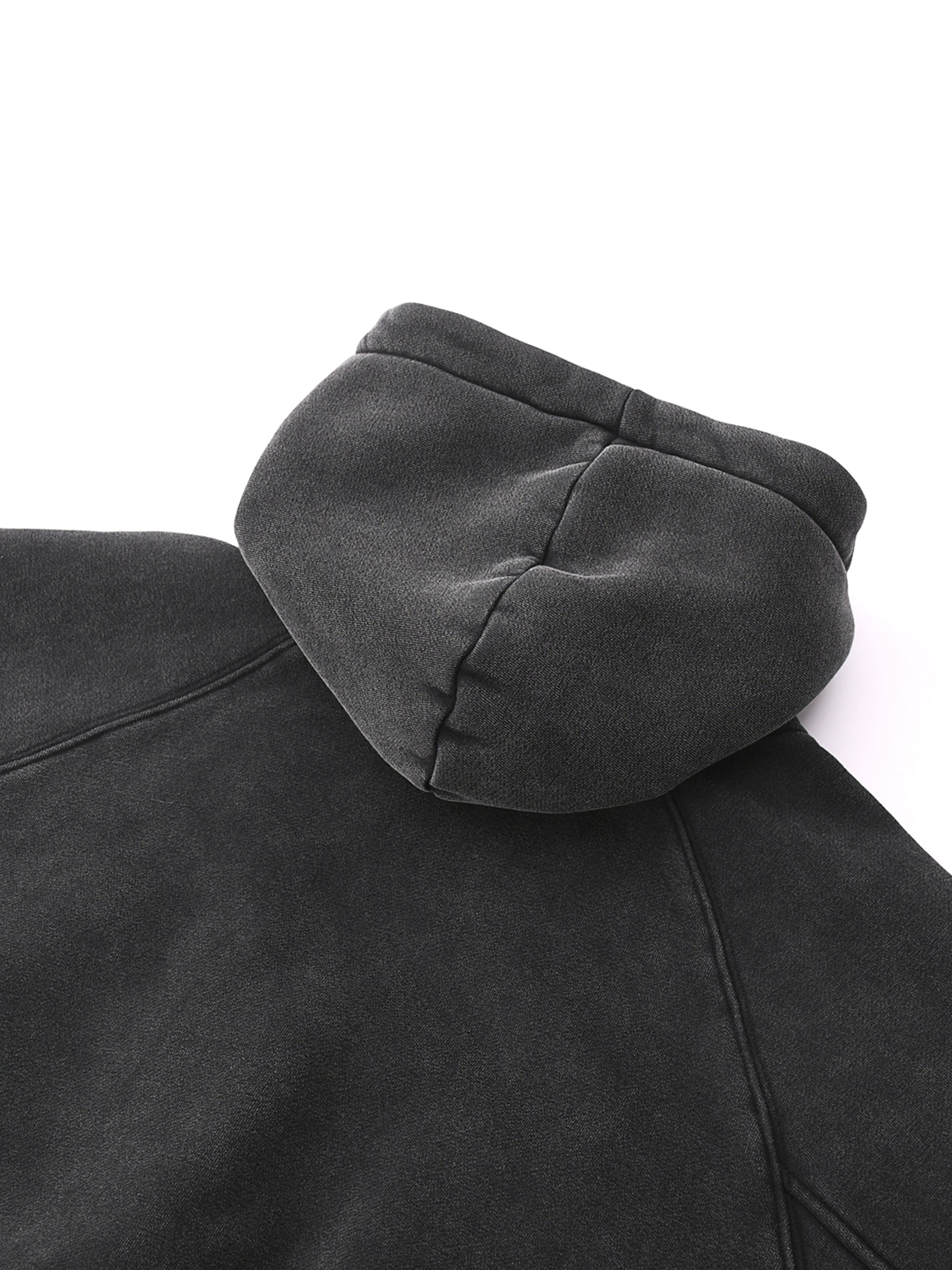 Hate Me Too Snow Washed Cropped Hoodie
