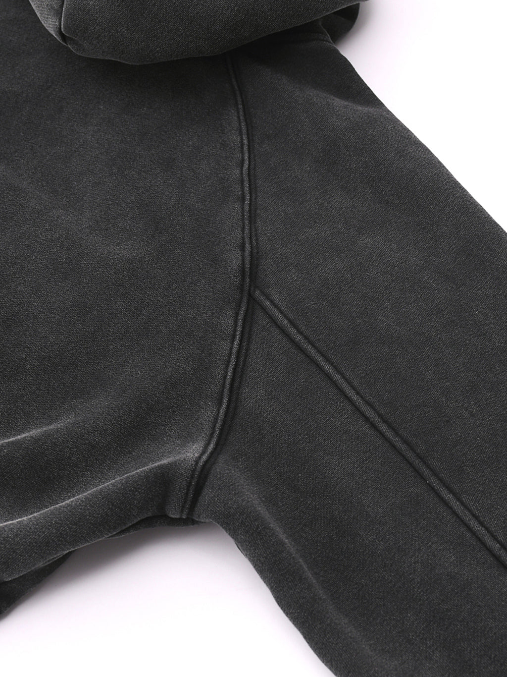 Hate Me Too Snow Washed Cropped Hoodie