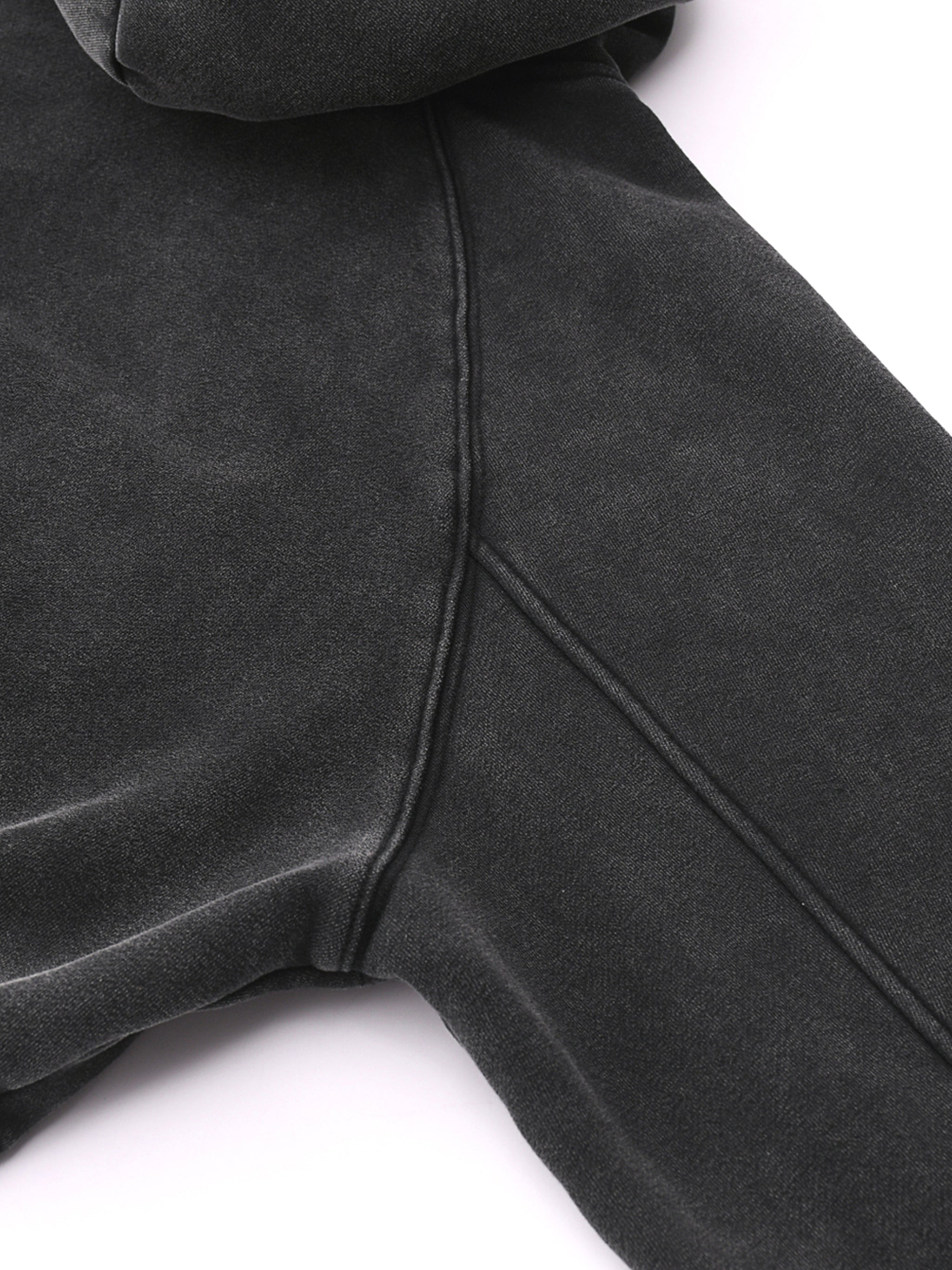 Hate Me Too Snow Washed Cropped Hoodie