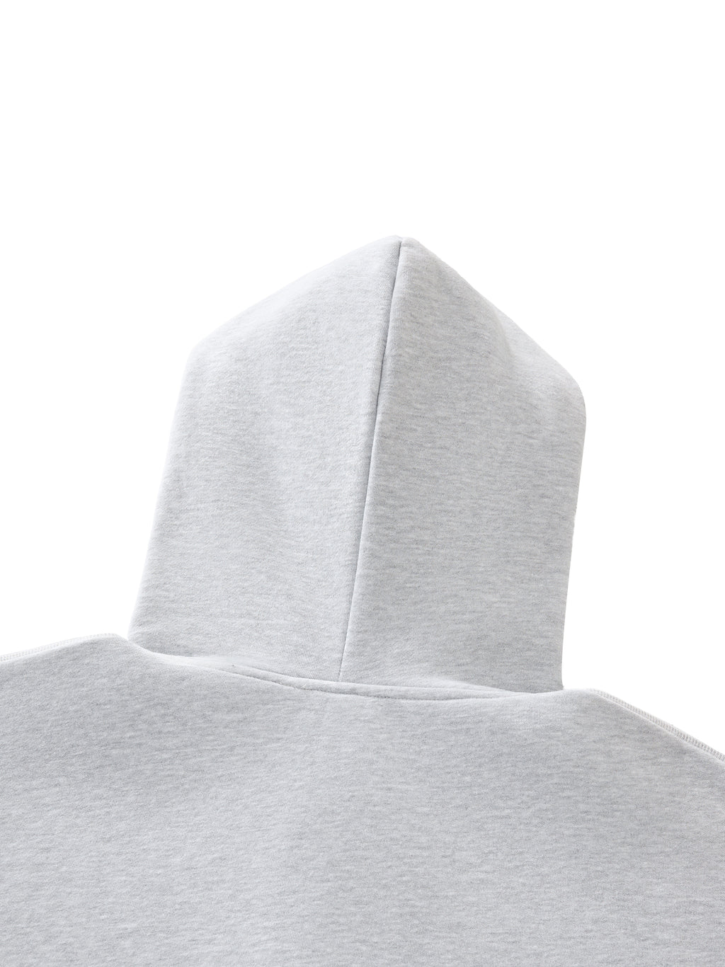 Hate Me Too Contrast-Stitched Boxy Fleece Zip Hoodie