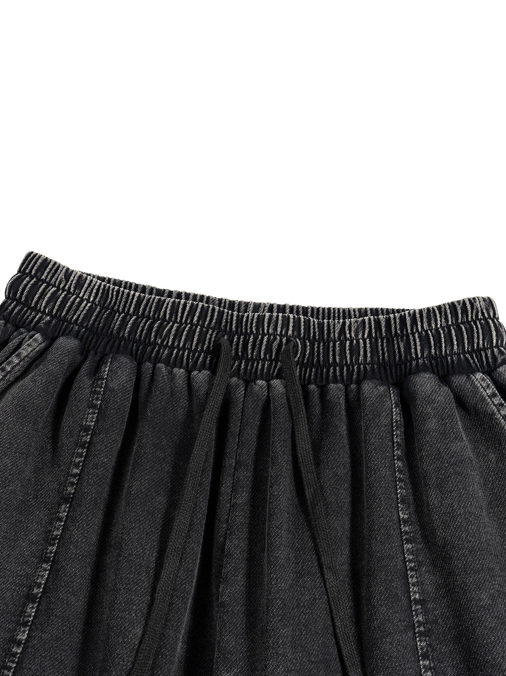 Hate Me Too Snow Wash Drawstring Cotton Pants