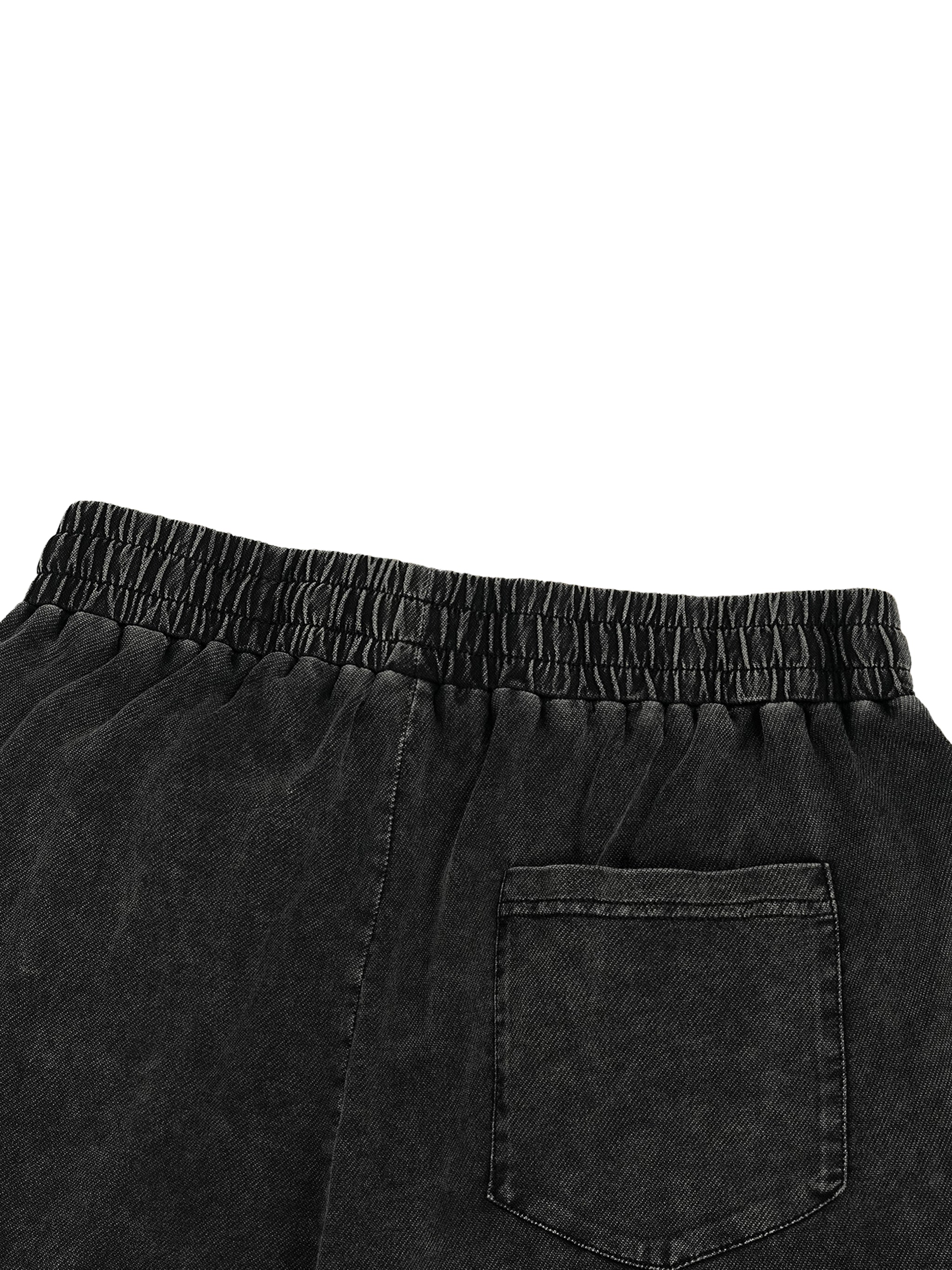 Hate Me Too Snow Wash Drawstring Cotton Pants