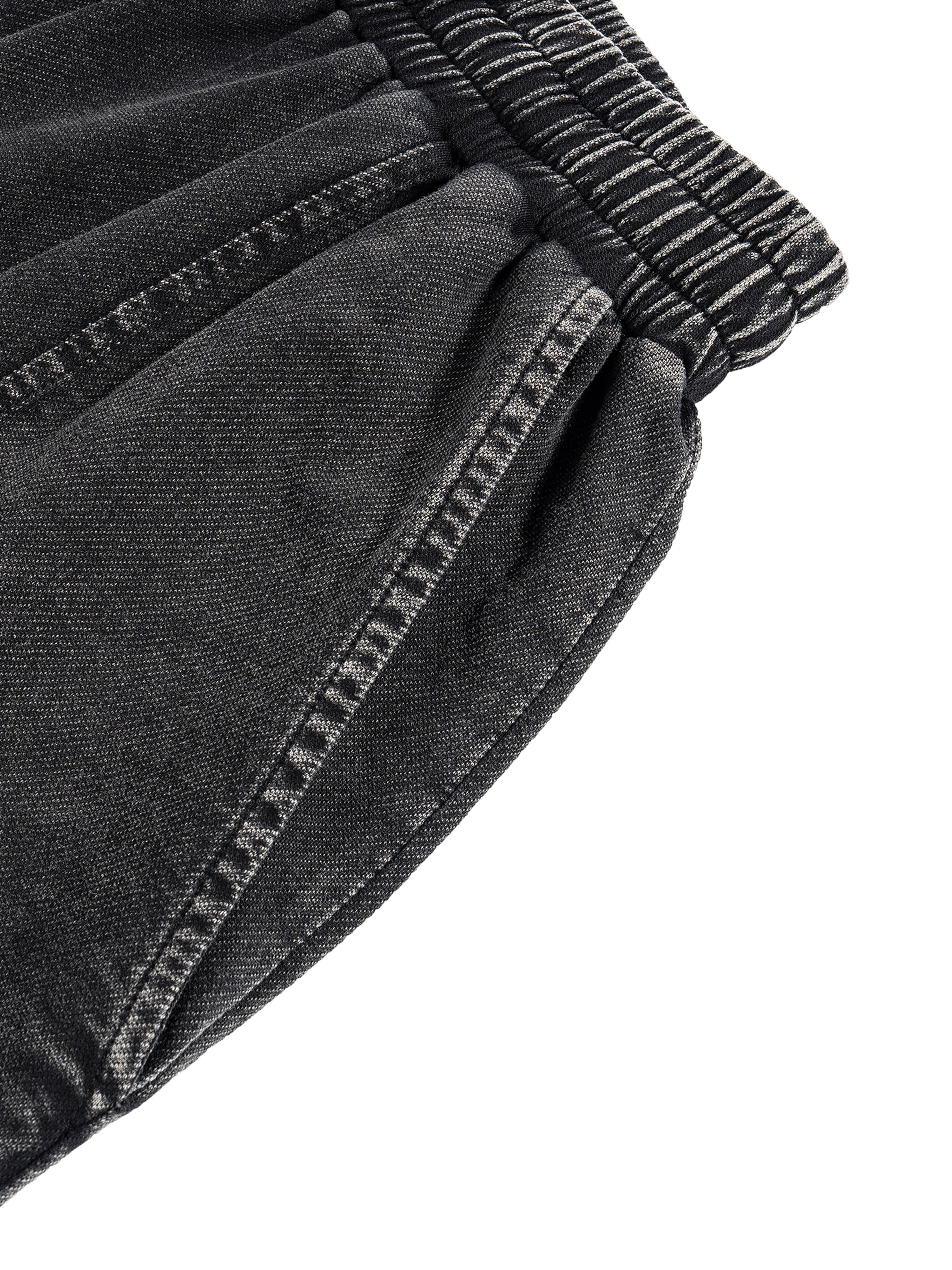 Hate Me Too Snow Wash Drawstring Cotton Pants